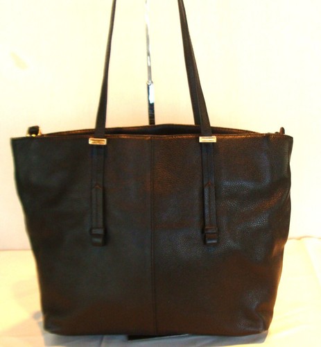 Dylan Kain Leather Tote Handbag with Small Pouch, Dust Cover & Shoulder Strap - Picture 2 of 7