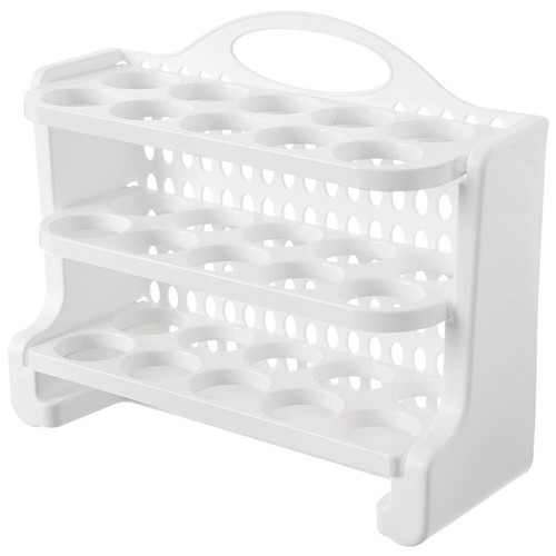 Eierbehälter Eierständer Eierspender Eierablage Aufbewahrungsbox für 30 Eier - Bild 3 von 11