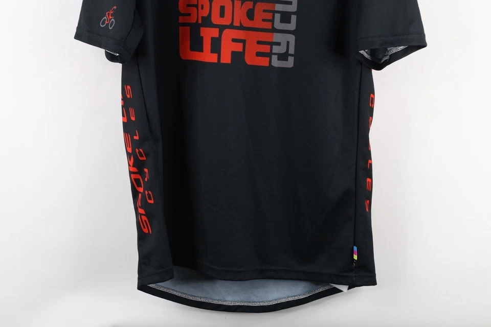 Camiseta deportiva especializada para hombre mediana deletreada Spoke Life ciclismo bicicleta Foto 3 de 4