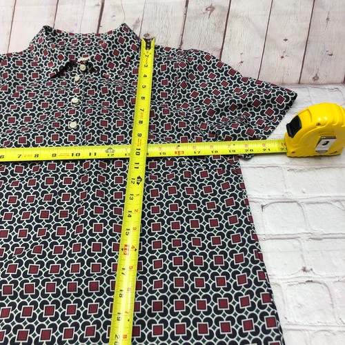 J Crew Women Short Sleeve Dress Size 8 Polyester Geometric M030 -12 - Picture 4 of 13