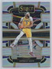 2023-24 Panini Select #20 Anthony Davis Silver Prizms Los Angeles Lakers
