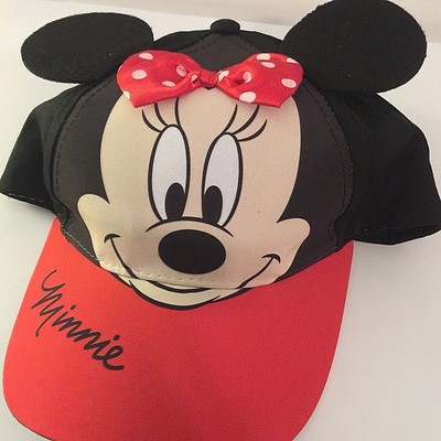 minnie mouse ears baseball cap