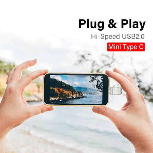 Mini Type-C for Android USB 2.0 Flash Drive Free Logo Pen Drive 2IN1 64GB 32GB - 第 11/13 張圖片