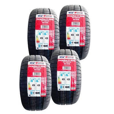 195/50 R13 C 104/101N 4 x Reifen Anhänger Trailer GT-Radial KargoMax ST-6000 FRT