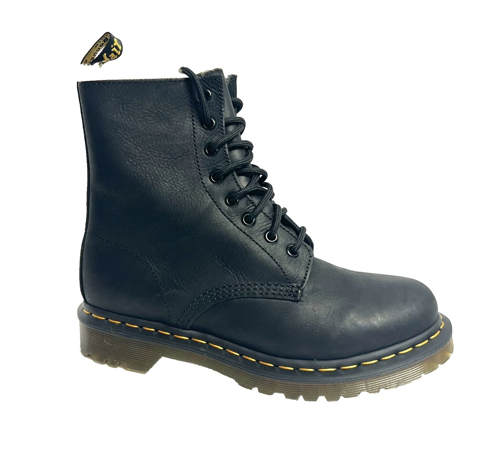 Dr. Martens Black Solid Boots for Women