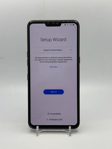 LG V50 ThinQ - Blue - 128GB - Smartphone - As-is for salvage/parts/disassembly