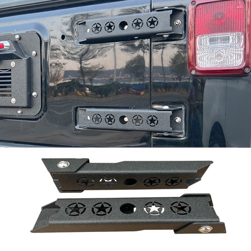 Steel Pair Tailgate Door Hinge Replaced Mounting Set Fits 07-18 Jeep Wrangler JK - Picture 2 of 8