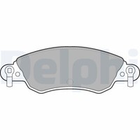 Delphi LP1656 Bremsbelagsatz, Scheibenbremse FüR CitroËN