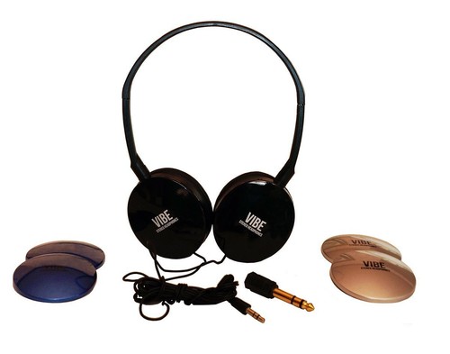 Unirex Stereo Headphone VBE 888 3 Sets of Interchangeable Caps Brand New Sealed - Picture 2 of 8