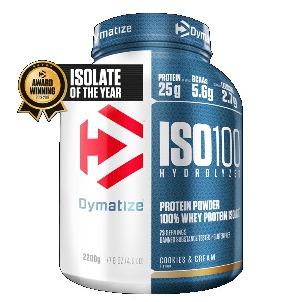 Dymatize Nutrition Iso 100 Whey Protein Powder Post Workout Workout Post 2.27kg - Cookies 310916 Dymatize Nutrition Iso 100 Whey Protein Powder Post Workout Workout Post 2.27kg - Cookies 310916