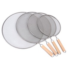 Splatter Screen for Frying Pan Fine Mesh Stainless Steel Grease Splatter Guard