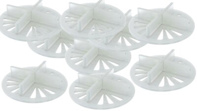 100 Fugenkreuze mit Teller 3mm oder 5mm für Terrassenplatten Abstandshalter Neu!
