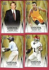 2019 Leaf National VIP Set - Curry, Harrison, Murray, Franco