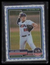 2023 Panini USA Baseball Stars & Stripes #3 Casey Borba White Stars /99