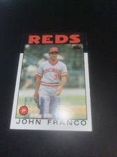 1986 Topps Baseball Card #54 John Franco Cincinnati Reds