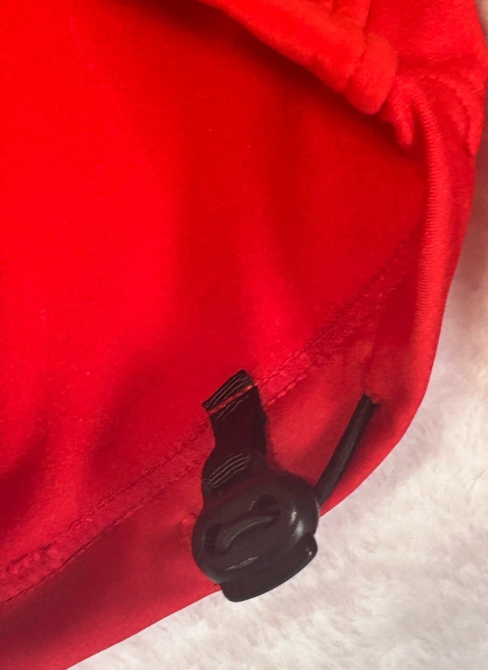 Chaqueta de Ciclismo NASHBAR Para Hombres (XXL) Cremallera Completa Bomberos Rojo 3 Bolsas Softshell Foto 4 de 4