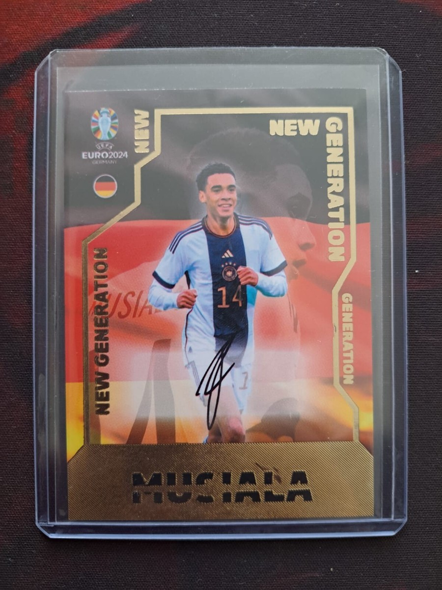 PANINI SIGNIERT JAMAL Musiala FC Bayern München Sticker Autogramm Original DFB EUR 7,99
