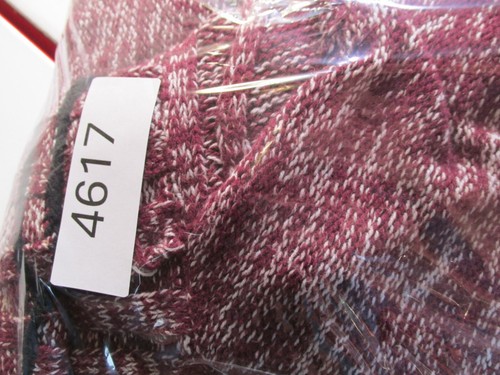VOLCOM Long Cardigan Sweater Women Juniors Size 14 Maroon Heather Retro 70's - Picture 15 of 15