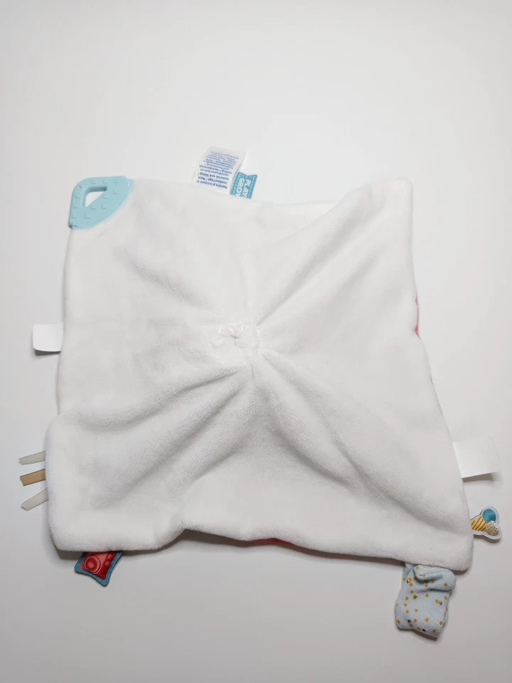 Doudou Plat/Mouchoir Lola Tidou Vache Rose Doré Pois Ballon Play To Grow Noukies - Photo 3/4