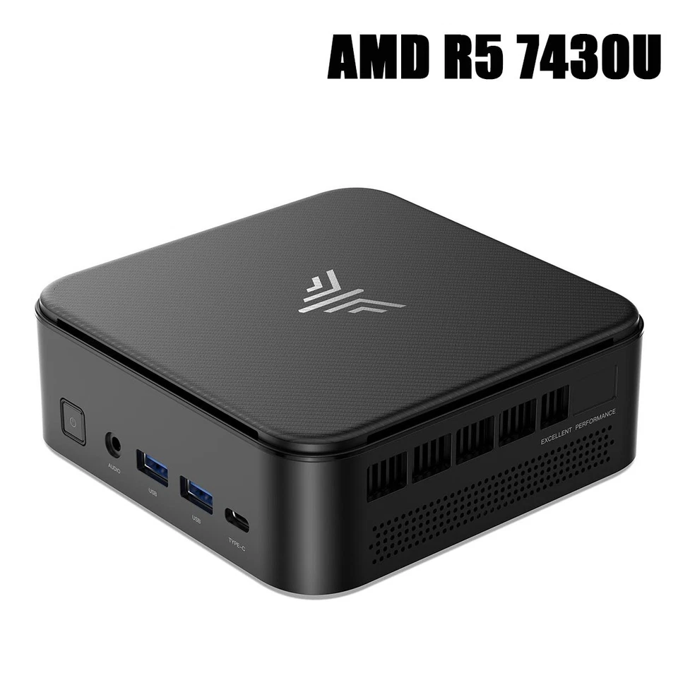 NiPoGi AMD Ryzen 7 5700U 5825U Mini PC 16GB DDR4 512GB SSD WiFi6 Win11 Pro HDMI
