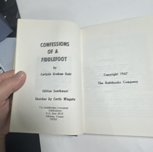 Bekenntnisse eines Fiddlefoot (signiert) von Raht, Carlysle Graham - Bild 10 von 14