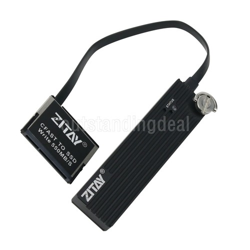 ZITAY CFAST TO SSD Converter Adapter MSATA M2 F/ BMPCC 4K 6K ZCAM E2 Memory Card - Picture 5 of 8