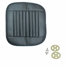 Breathable Pu Leather Charcoal Car Seat Cushion Cover Pad Mat Protector Pockets