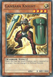 Ganbara Knight - YS12-EN005 - Common - 1st Edition x3 - Lightly Played