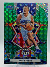 2021-22 Panini Mosaic - National Pride Jalen Suggs #256 Green Mosaic Prizm (RC)