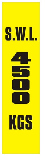 SWL | VERTICAL SAFE WORKING LOAD LABELS | MOT SIGN | MOT SIGNS | VOSA DVSA - Picture 72 of 77