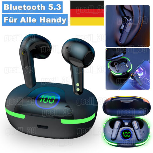 Auriculares inalámbricos Bluetooth-5.3, auriculares TWS, deportivos internos, para iPhone-Android - Imagen 1 de 15