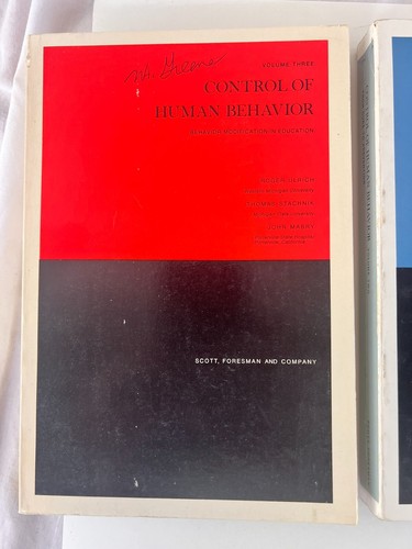 Control of Human Behavior. Vols 1-3 . Ulrich, Roger ~ Paperbacks ~ Good Cond - Picture 5 of 17