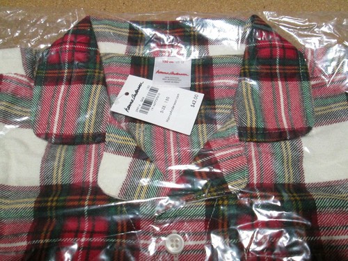 ❤ HANNA ANDERSSON flannel plaid button tops NEW$42 140 150 160 10 12 - Picture 18 of 40
