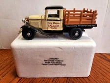 1934 Ford Closed Cab Platform Truck DieCast Ford Motor Company, Cream W/Black