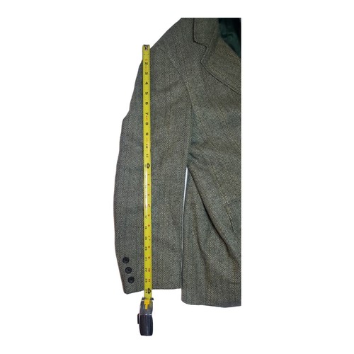 Atkinsons Ca Tweed Wool Pinstripe Mens Blazer Suit Jacket S/M 40 Funky 70s EUC - Picture 3 of 14