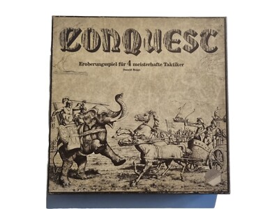 Conquest Hexagames 1987 Eroberungsspiel für 4 meisterhafte Taktiker Donald Benge