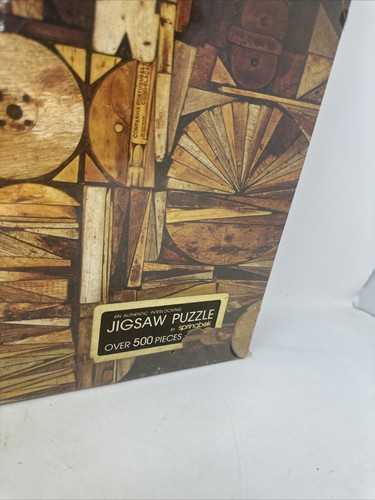 SPRINGBOK PUZZLE 500 pc "WOOD COLLAGE" VINTAGE (1973) NEW & SEALED! RARE! - Picture 2 of 14