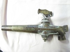 Vintage Brass Beer/Ale Keg Tap/Old Single Spigot Bung -Marked S & W