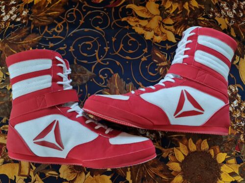 RARE/ORIGINAL Reebok Combat Mayweather Boxing Boots Size UK10 Limited Edition - Picture 3 of 7