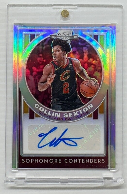2019-20 Contenders Optic Collin Sexton Silver Prizm Auto Autograph #94/125