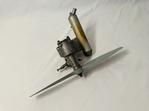 Old Vtg K&B NYLON 28-18 Super Airplane Motor Engine Plane Toy Made In The USA - Picture 10 of 14