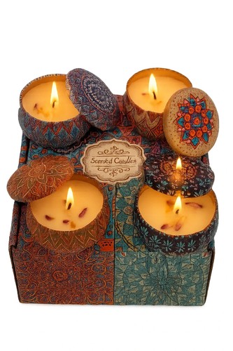 Scented Candles Gift Set – 4 Pack, Natural Soy, Long-Lasting & Aromatic - Picture 10 of 14
