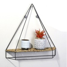 Triangle Shaped Wall Unit Home Decoration Floating Display Shelving Living Room