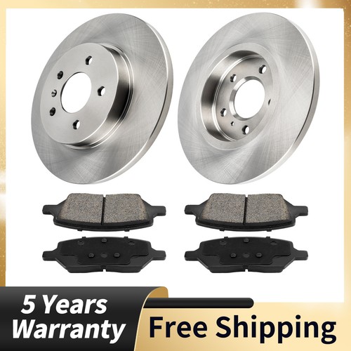 Rear Brake Rotors + Ceramic Pads Kit for Chevrolet Uplander Pontiac Montana SV6