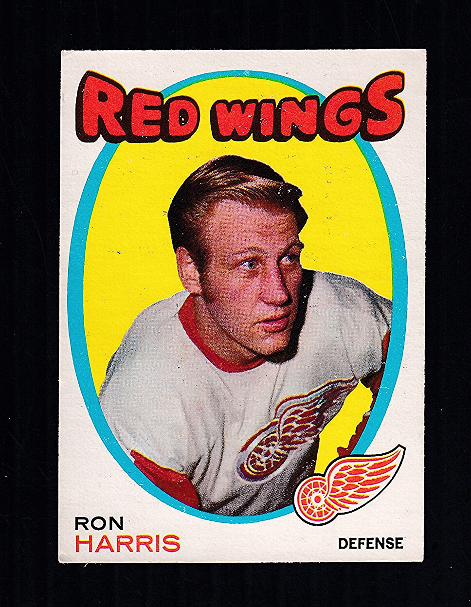 1971-72 RON HARRIS #70 VG-EX OPC Detroit Red Wings Star Vintage NHL Hockey Card