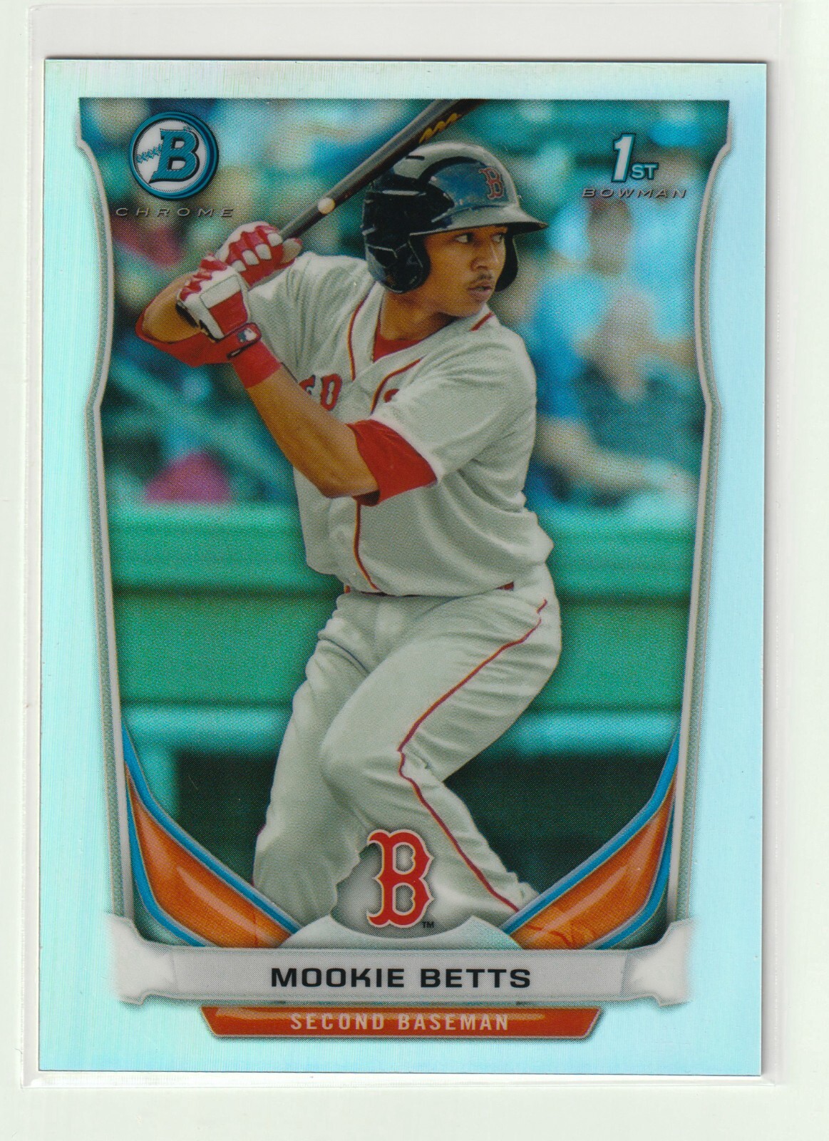 2014 Bowman Chrome Prospects Refractors #BCP109 Mookie Betts /500