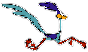 The Road Runner Wile E Coyote Car Bumper Window Vinyl Sticker Decal 5 X3 5 Ebay