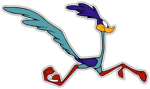 Coyote Vynil Car Sticker Decal 9/" Road Runner Wile E