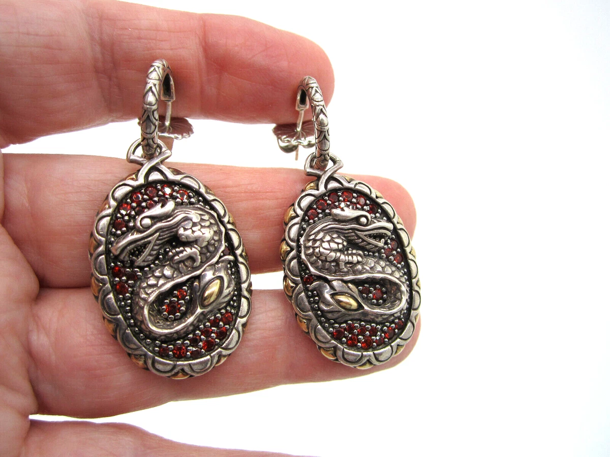 John hardy dragon best sale earrings