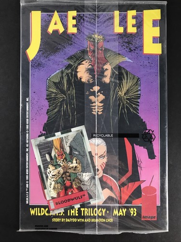 Darker Image #1 Image Comics Sealed Bagged Bloodwulf Card First Print VF/NM - Picture 2 of 3
